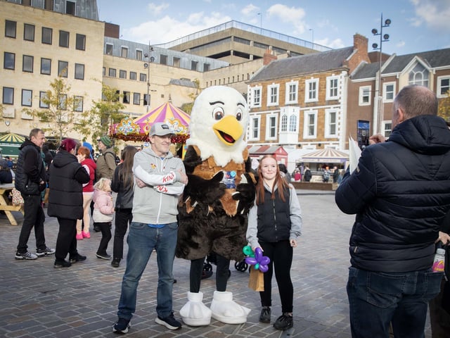 The Northamptonshire Day celebrations took place in Northampton Market Square on Saturday, October 25
