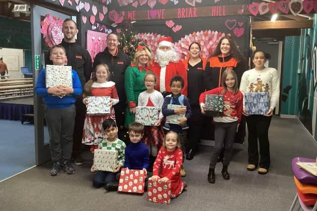 All 336 children at Briar Hill Primary School received a Christmas present this year.