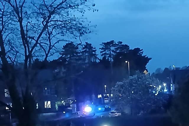 The collision happened in Billing Road.