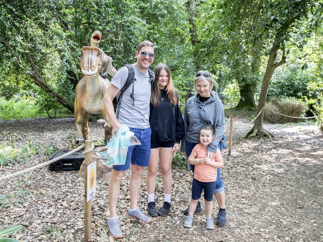 What to expect from the Dinosaurs in the Park event, which is at Delapre Abbey until Sunday September 1, 2024.