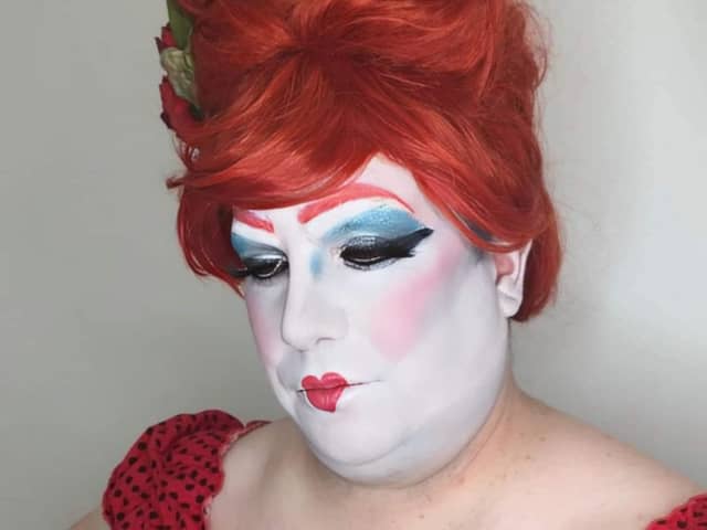 The idea for the drag calendar fundraiser came about when one of the dads went to assist a family friend with a makeup assessment at Northampton College (pictured), and Paul realised this would be a great way to “show the group in a different light”.