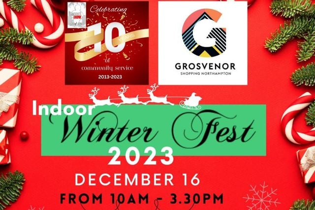 Charity IMPACT-NOW is hosting a Winter Fest at the Grosvenor Shopping Centre on Saturday 16 December from 10.30am until 3pm. Join them for lots of fun, including a raffle, Santa's workshop, karaoke, name a bear, crafts, a bake sale, games and a variety of stalls.