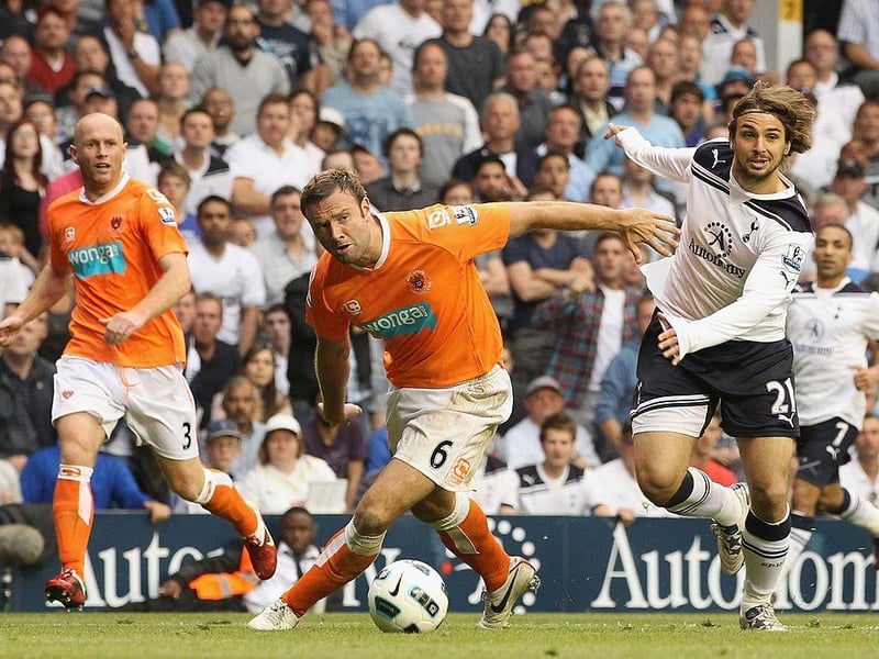 Ian Evatt had a brief 11 game loan spell at Cobblers in 2001. Evatt was Blackpool's only ever-present player in their 38 Premier League matches during the 2010–11 season.