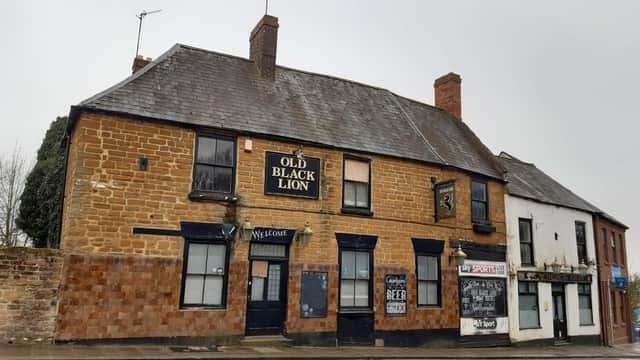 Work is currently underway on the Old Black Lion put to give it a new lease of life.