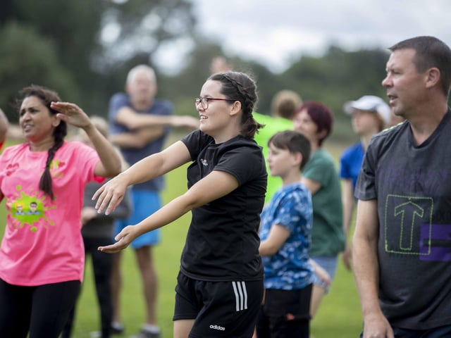 A family-friendly fun run, with water slides and obstacles, took place at Upton Country Park on Saturday (August 12) to raise funds for a Northampton charity.