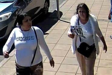 Police want to speak to the women pictured.