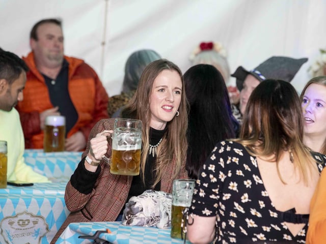 Oktoberfest celebrations at Delapre Abbey on Friday October 14, 2022.