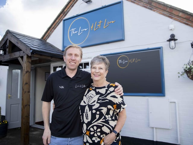 The cosy village pub has recently reopened after a stylish new refurbishment