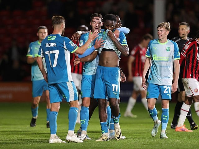 Just his second Cobblers start and ensured it would be a memorable one. Was having a relatively quiet game until he smashed in the winner with two minutes to go. Quality movement and strike. He seems to have all the raw tools, now it's about refinement and consistent playing time. He'll be itching for more league minutes... 7.5