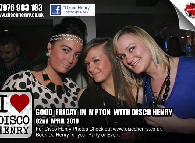 Nostalgic pictures from a Good Friday night out in town