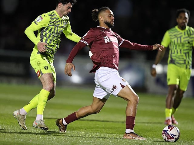 The team didn't play to his strengths at all and as a result he was kept on the periphery and played in areas that were never going to hurt Rotherham. Cobblers need to find a way of getting him more involved because he does possess the quality they desperately need... 5