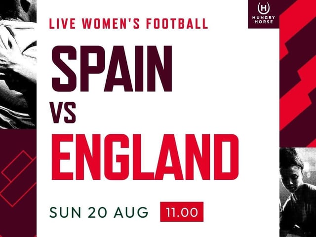 The Wootton pub will be showing the match on Sunday. Bookings are available and the pub will be open from 9am. Food will be on offer.