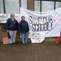 It was announced that Southfield Primary Academy will close its doors in July 2024. Photo shows a parents group campaigning to keep the school open.
Credit: Simon Weaver