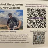 Please donate generously to this amazing charity  by lining up your smartphone with this QR code to read more . Also you can follow Charlie’s progress on Instagram charliepar_ker .