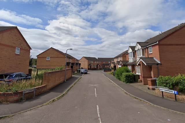 Police are investigating the incident in Buttermere, Wellingborough