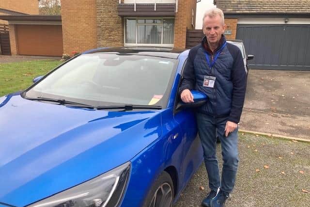 One of the volunteer drivers for TADD