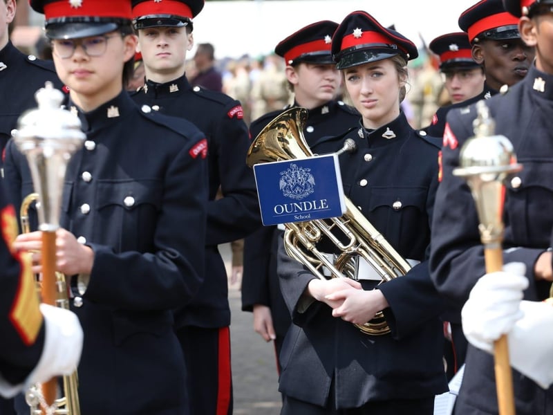 Kettering town centre: crowds line town centre to welcome The Royal Anglian Regiment for Armed Forces Day parade /National World