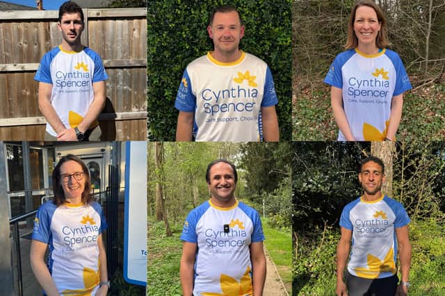 Cynthia Spencer Hospice's London Marathon runners 2025