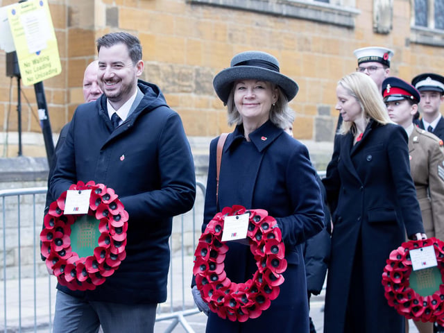 A parade and service took place in Northampton on Sunday November 9, as the town paid its respects to those who served, or continue to serve, the country.