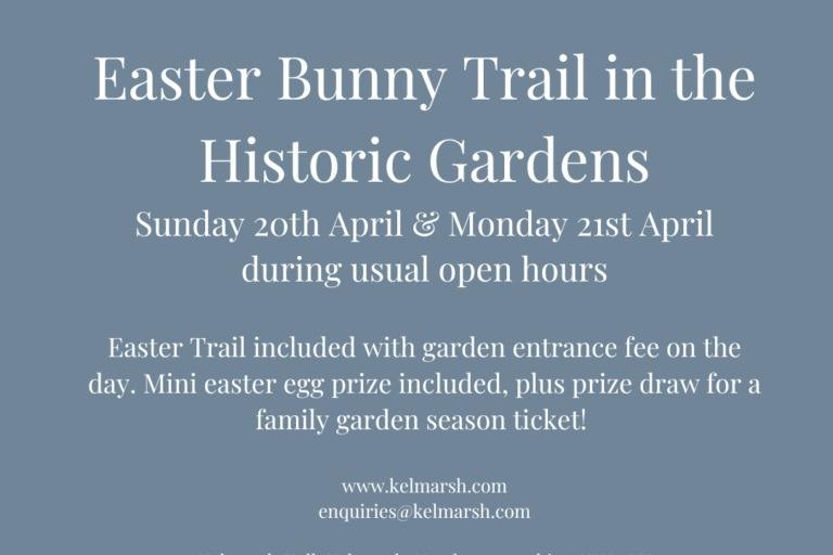 The open season at Kelmarsh Hall begins on Easter Sunday, where there will be an Easter bunny trail around the gardens. This will also take place on Easter Monday. Prizes will be up for grabs. The Kelmarsh show will also take place on Easter Sunday and Monday. Visit the Kelmarsh Hall website for more information.