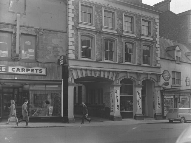 Shop exteriors, March 12, 1964