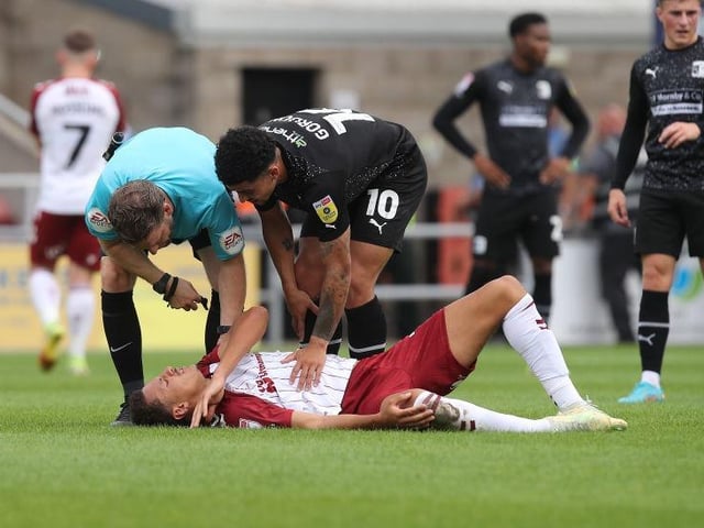 Got up and down the pitch and toiled away relentlessly for the 100 plus minutes. Tackled, ran, hassled and passed. Even in the 102nd minute he pressed Barrow's defence into an error which led to a corner... 8