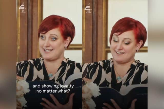 Independent celebrant Esther Underwood appeared on an episode of the hit E4 series Married at First Sight on Tuesday evening (October 8). Photos: E4.