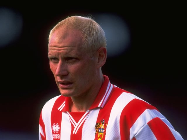 Neil 'Larry' Grayson, pictured here when he played for Cheltenham Town. Grayson played for Northampton Town between 1994 and 1997. Credit: AllsportUK /Allsport