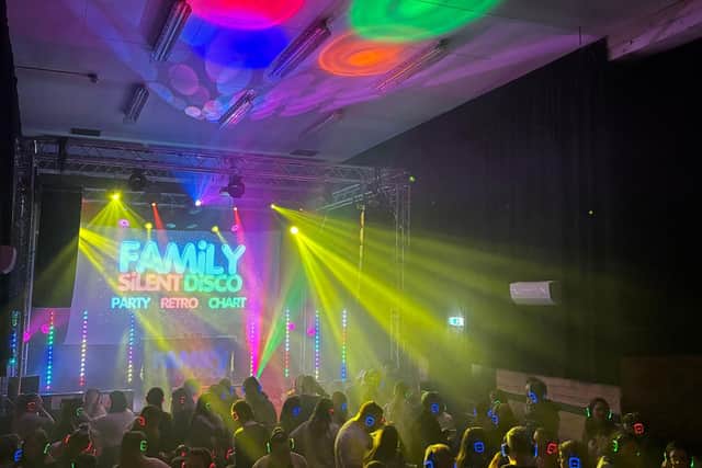 A recent Family Silent Disco event held by Boombastic Events