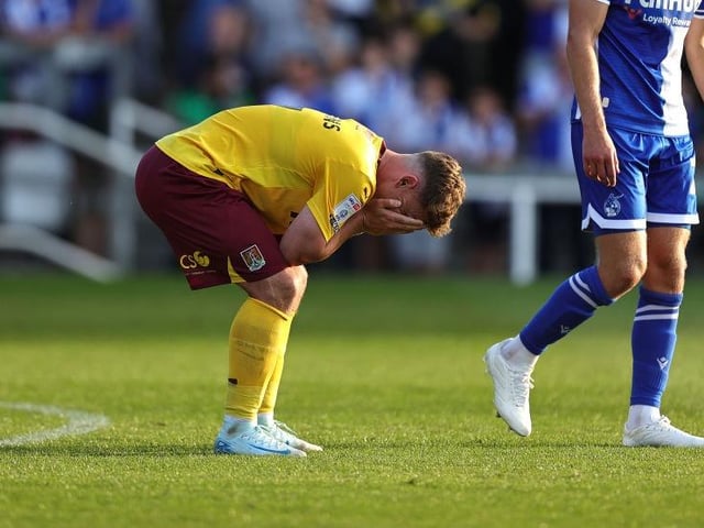 Led some dangerous breakaways but had to wait until the very last minute for his big chance. If there was anyone that Cobblers wanted it to fall to, it was him. But he missed the target with virtually the last kick... 6.5