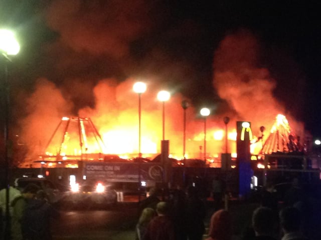 December 2013 - Fire at Red Hot World Buffet in Northampton