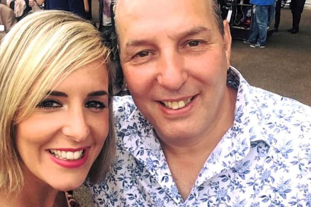 Kayleigh and her Dad, Paul