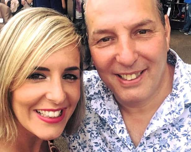Kayleigh and her Dad, Paul