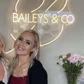 Bailey’s & Co., located in Home Farm Drive, was opened by sisters Stacey and Michala Bailey on March 14 last year.