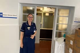 With donations and fundraising, a dedicated space that offers privacy within the maternity unit away from the wards will be created. Pictured is where it will be situated.