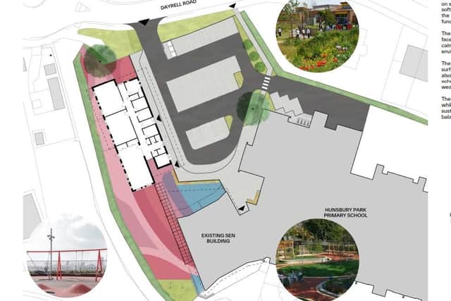 The SEN school would adjoin Hunsbury Primary School