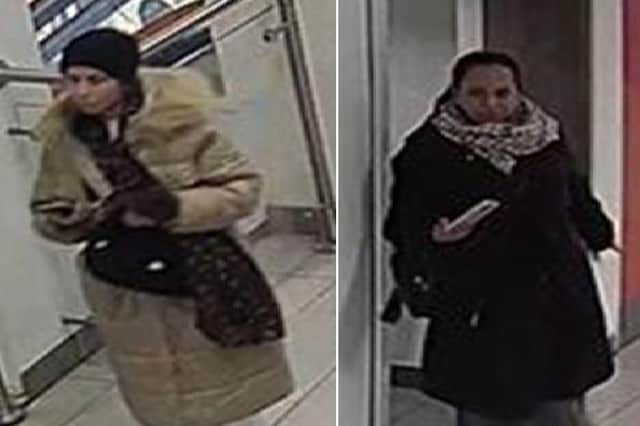 Police would like to speak to the women pictured.