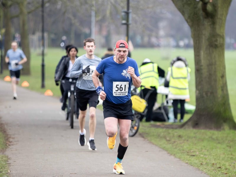 Runners braved the cold on Sunday January 12 to take on the charity race at The Racecourse.