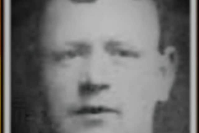 One of the men commemorated on the memorial in All Saints' Church: Acting Company Sergeant Major Thomas Civil.