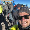 Ben at the top of Mount Kilimanjaro