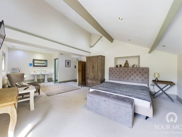 13 bedrooms, a swimming pool, a gym and gardens in this period home.