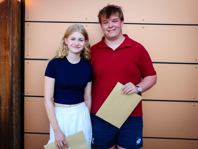 Students celebrate A level success at Wellingborough School