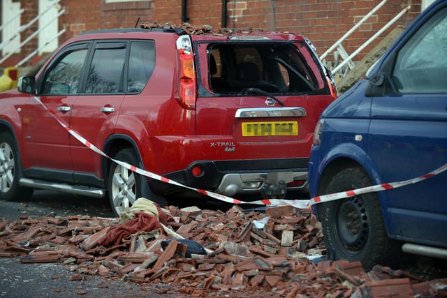 The damage goes beyond the buildings in Whickham Street.