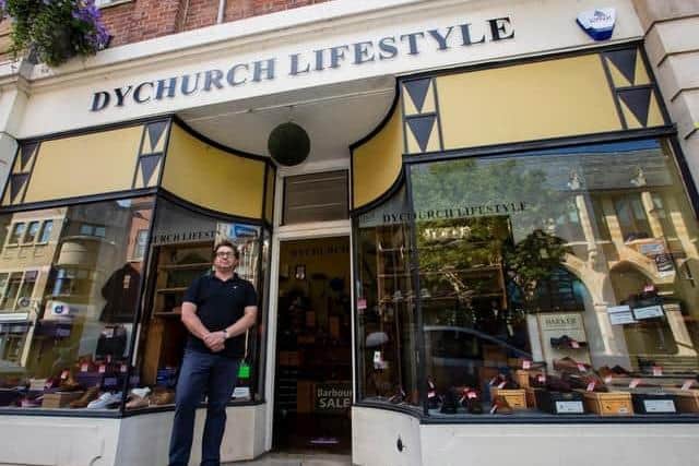 Owner of Dychurch Lifestyle, Stephen Partington (pictured), was pleased about Liz Truss’ latest government scheme to help businesses for all of a couple of minutes before he was left feeling “confused and uneasy” about what it entailed. Photo: Leila Coker.