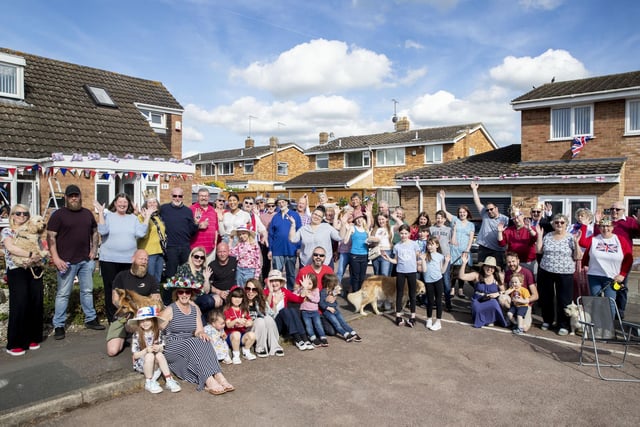 Rookery Lane, in Kingsthorpe, got together for a street party to mark the coronation of King Charles on Sunday, May 7, 2023.
