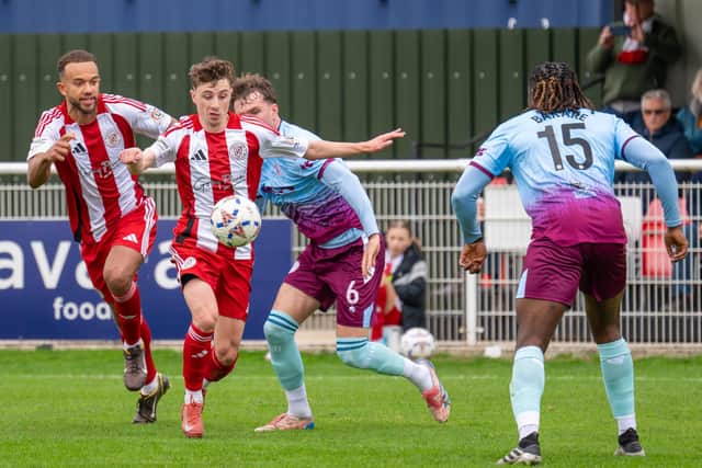 Brackley and Gateshead played out a goalless draw last Saturday (picture: Pete Keen)