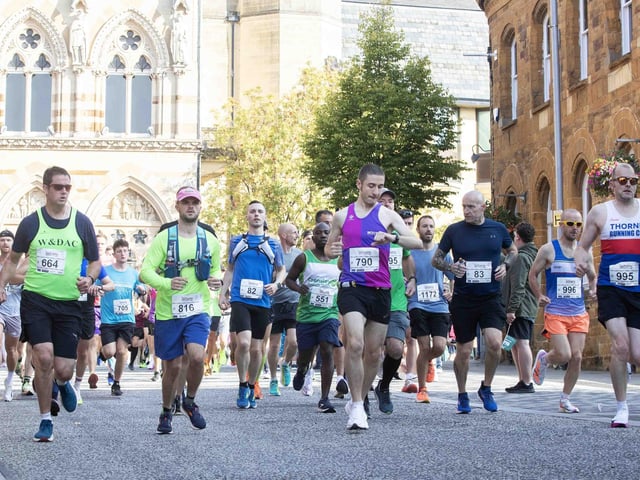 Hundreds of runners took part in the half marathon on Sunday September 15, 2024.