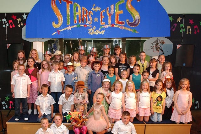 Who remembers the school's Stars In Their Eyes event from 14 years ago?