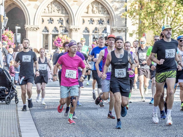 Hundreds of runners took part in the half marathon on Sunday September 15, 2024.