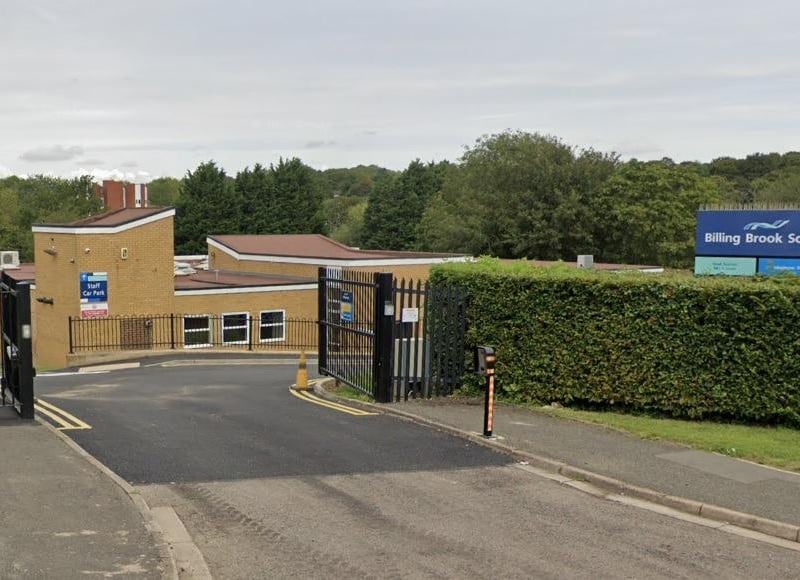 Billing Brook School on Penistone Road was rated "Outstanding" by Ofsted in November 2019